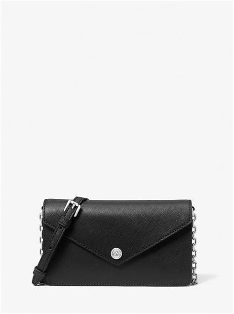 michael kors envelope purse|Small Saffiano Leather Envelope Crossbody Bag .